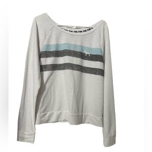 Victoria’s Secret‎ pink Crewneck white logo Small